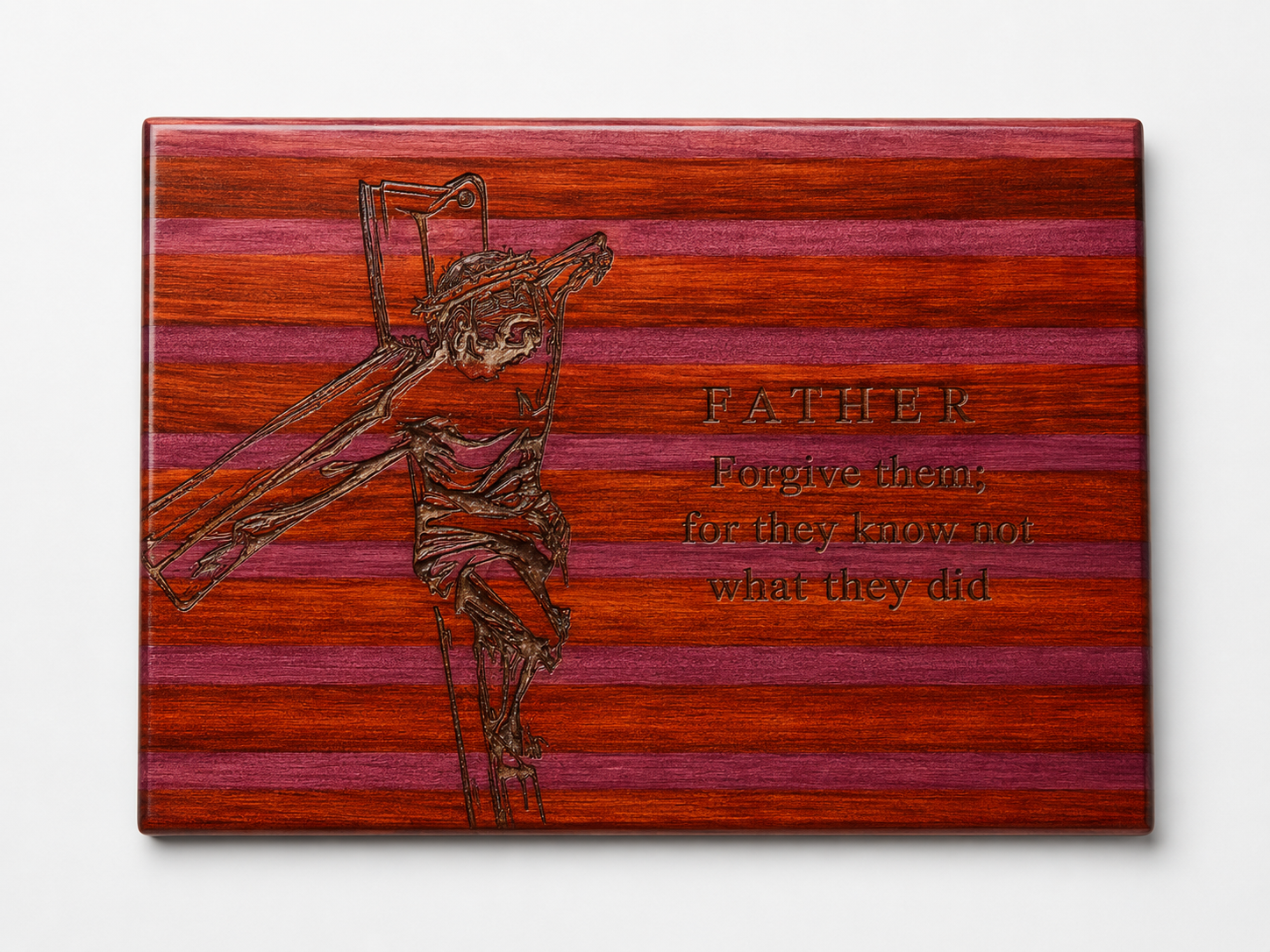 Crucifix Engraved Board